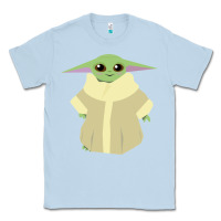 Dusty Blue Baby Grogu Legend Classic Tee - linhVisuals