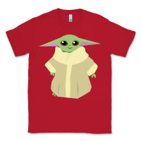 Red Baby Grogu Legend Classic Tee - linhVisuals