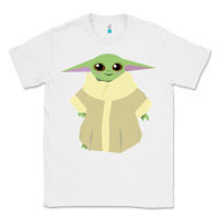 White Baby Grogu Legend Classic Tee - linhVisuals