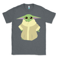 Charcoal Heather Baby Grogu Legend Classic Tee - linhVisuals