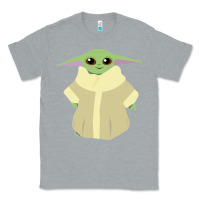 Heather Grey Baby Grogu Legend Classic Tee - linhVisuals