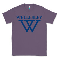 Lavender Wellesley College Classic Tee - linhVisuals