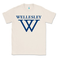 Natural Wellesley College Classic Tee - linhVisuals