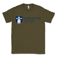 Army Green Wheaton College Classic Tee - linhVisuals