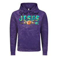 Cloud Purple y'all need jesus arrow lily flowers Vintage Hoodie - BarkalooDesign