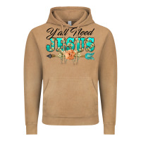 Vintage Camel y'all need jesus arrow lily flowers Vintage Hoodie - BarkalooDesign