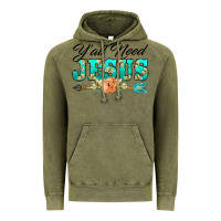 Vintage Olive y'all need jesus arrow lily flowers Vintage Hoodie - BarkalooDesign