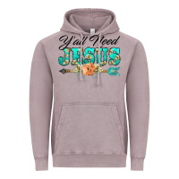 Vintage Zinc y'all need jesus arrow lily flowers Vintage Hoodie - BarkalooDesign