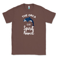 Chestnut orca spirit animal killer whale ocean sea marine funny water raglan ba Classic Tee - linhVisuals