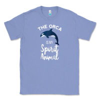 Colony Blue orca spirit animal killer whale ocean sea marine funny water raglan ba Classic Tee - linhVisuals