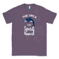 Lavender orca spirit animal killer whale ocean sea marine funny water raglan ba Classic Tee - linhVisuals