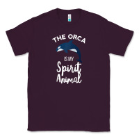 Plum orca spirit animal killer whale ocean sea marine funny water raglan ba Classic Tee - linhVisuals