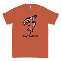Copper mill valley, california native american orca killer whale raglan baseb Classic Tee - linhVisuals