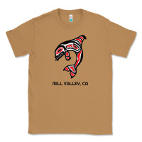 Toasted Coconut mill valley, california native american orca killer whale raglan baseb Classic Tee - linhVisuals