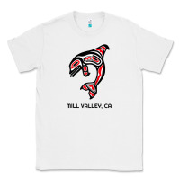 White mill valley, california native american orca killer whale raglan baseb Classic Tee - linhVisuals