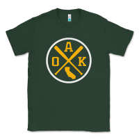 Retro Oakland Baseball Emblem Vintage Oak Premium Classic Tee | Teevron