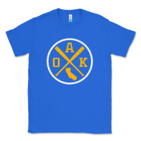 True Royal retro oakland baseball emblem vintage oak premium Classic Tee - linhVisuals