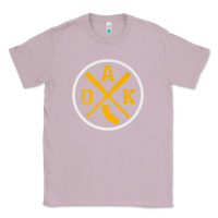 Lilac retro oakland baseball emblem vintage oak premium Classic Tee - linhVisuals
