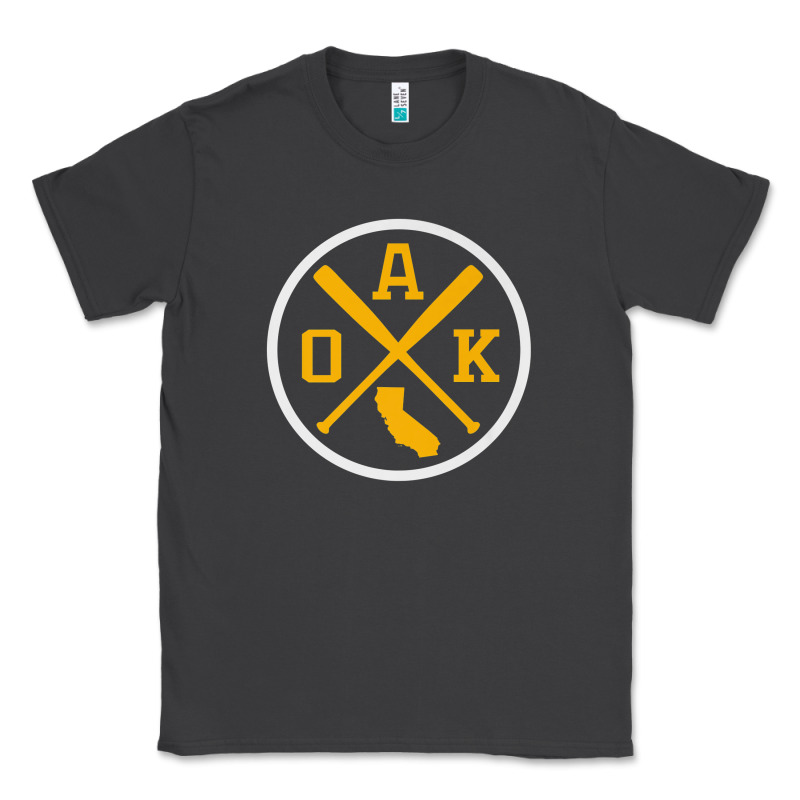 Retro Oakland Baseball Emblem Vintage Oak Premium Classic Tee by linhVisuals | Teevron