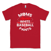 Red moms against white baseball pants sport lover mothers day Classic Tee - linhVisuals