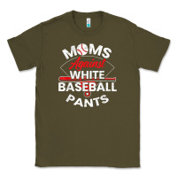 Army Green moms against white baseball pants sport lover mothers day Classic Tee - linhVisuals