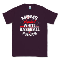 Plum moms against white baseball pants sport lover mothers day Classic Tee - linhVisuals