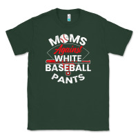 Sports Green moms against white baseball pants sport lover mothers day Classic Tee - linhVisuals