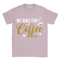 Lilac we bike for coffee t shirt Classic Tee - linhVisuals