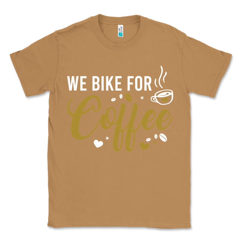 We Bike For Coffee T Shirt Classic Tee by linhVisuals | Teevron