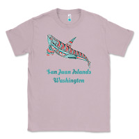 Lilac san juan islands upward orca killer whale native american raglan baseb Classic Tee - linhVisuals