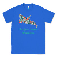 True Royal san juan islands upward orca killer whale native american raglan baseb Classic Tee - linhVisuals