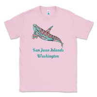 Bubblegum Pink san juan islands upward orca killer whale native american raglan baseb Classic Tee - linhVisuals