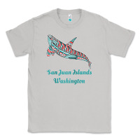 Moon Dust san juan islands upward orca killer whale native american raglan baseb Classic Tee - linhVisuals