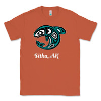 Copper sitka alaska native american tribal orca killer whale raglan baseball Classic Tee - linhVisuals