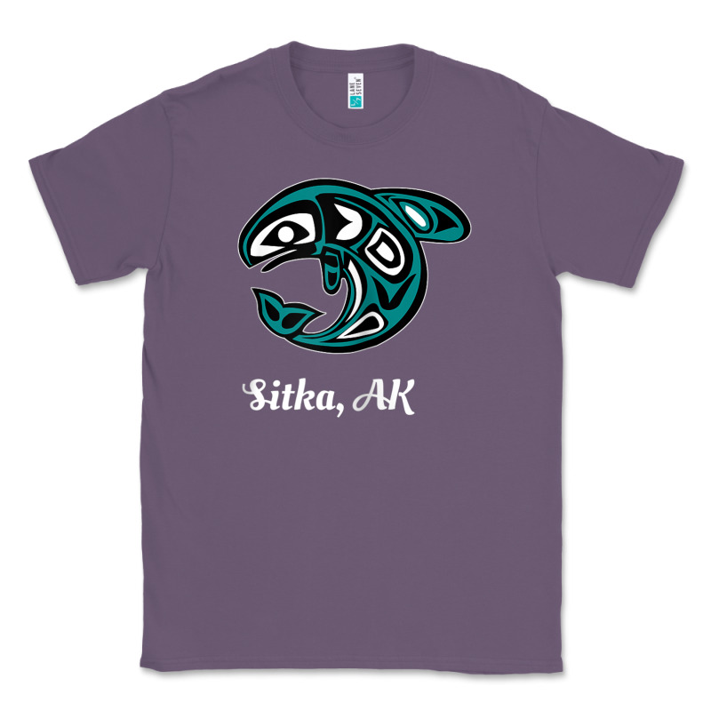 Sitka Alaska Native American Tribal Orca Killer Whale Raglan Baseball Classic Tee by linhVisuals | Teevron