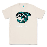 Natural sitka alaska native american tribal orca killer whale raglan baseball Classic Tee - linhVisuals