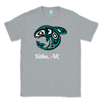 Sitka Alaska Native American Tribal Orca Killer Whale Raglan Baseball Classic Tee | Teevron
