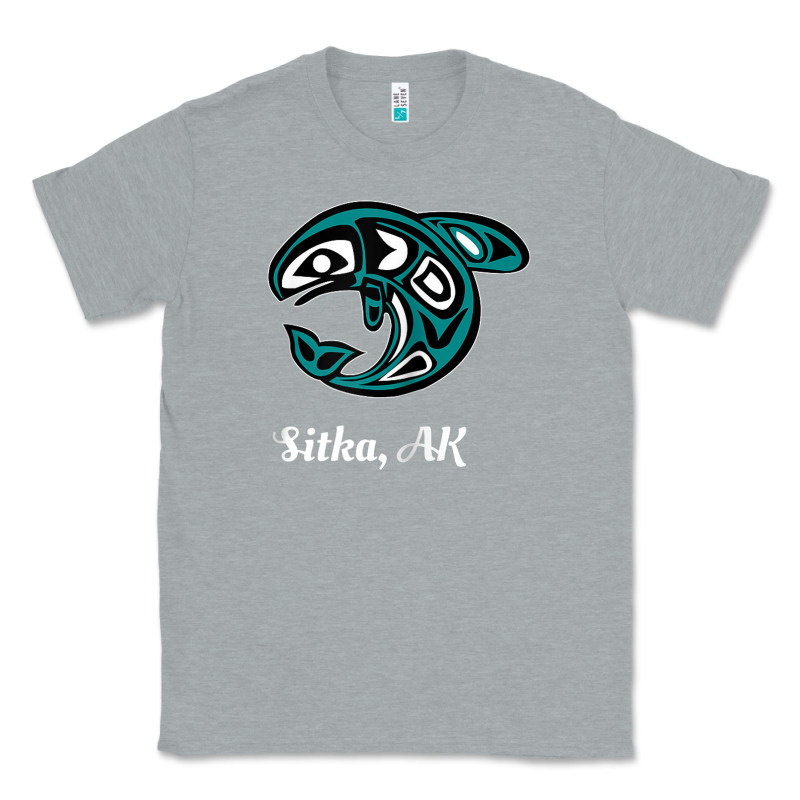 Sitka Alaska Native American Tribal Orca Killer Whale Raglan Baseball Classic Tee by linhVisuals | Teevron