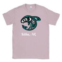 Lilac sitka alaska native american tribal orca killer whale raglan baseball Classic Tee - linhVisuals