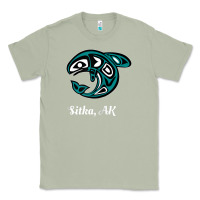Matcha sitka alaska native american tribal orca killer whale raglan baseball Classic Tee - linhVisuals