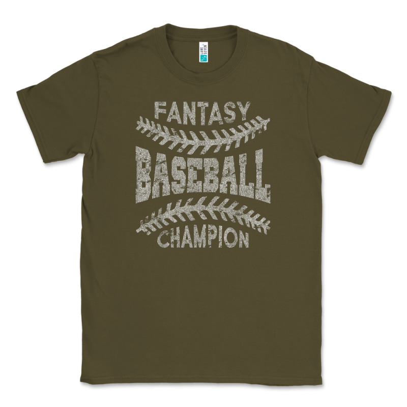 Fantasy Baseball Champion Distressed Classic Tee by linhVisuals | Teevron