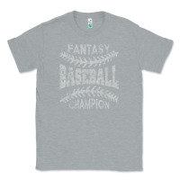 Heather Grey fantasy baseball champion distressed Classic Tee - linhVisuals