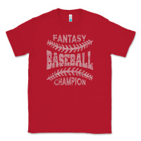 Red fantasy baseball champion distressed Classic Tee - linhVisuals