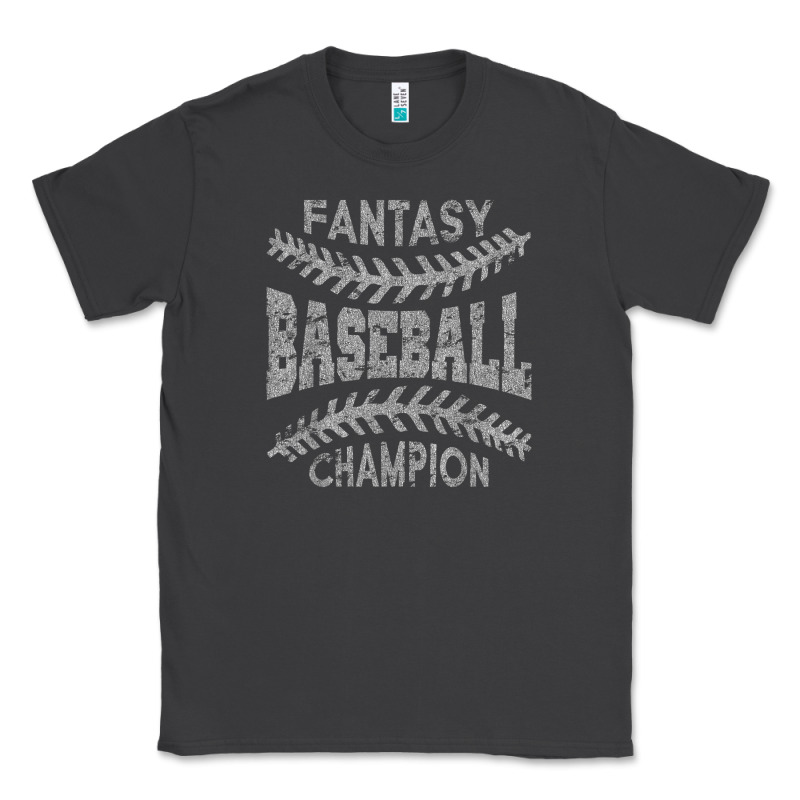 Fantasy Baseball Champion Distressed Classic Tee by linhVisuals | Teevron