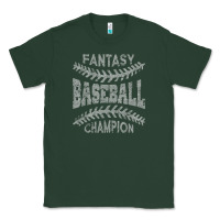 Sports Green fantasy baseball champion distressed Classic Tee - linhVisuals