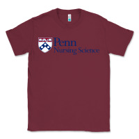 Burgundy penn nursing science Classic Tee - linhVisuals