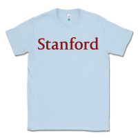Dusty Blue stanford athletics Classic Tee - linhVisuals