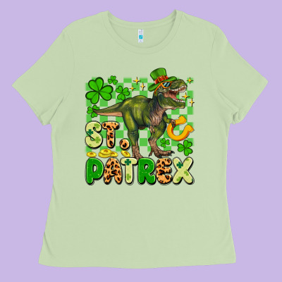 St. Patrex Ladies Tee Designed By Artiststas