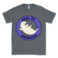 Charcoal Heather seal of approval baby art Classic Tee - linhVisuals