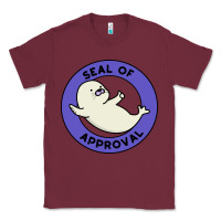Burgundy seal of approval baby art Classic Tee - linhVisuals